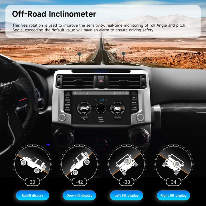 Dasaita Android13 Car Stereo| Wireless CarPlay & Android Auto | 9'' QLED Screen for 4Runner (2010-2023)