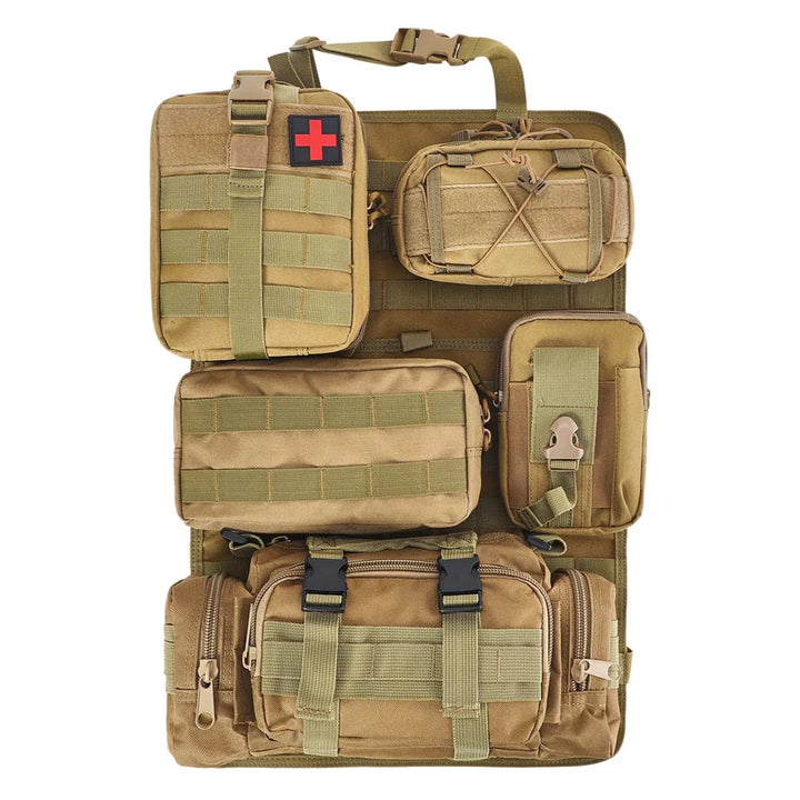 Skullvibe Tactical MOLLE Seat Organizer Full Set