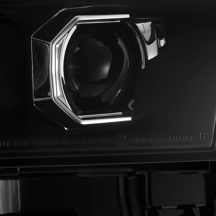 Alpharex LUXX-Series LED Projector Headlights Black for Tacoma (2024+) & 4Runner (2025+)