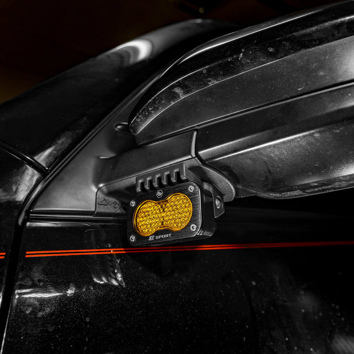 Side Mirror Ditch Light Mount Kit (5th Gen 4Runner)