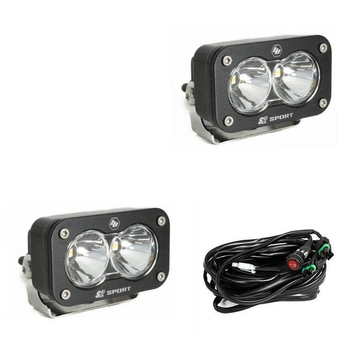 Baja 686 Industries LLC Mirror ditch light Baja Designs S2 + Baja S2 Sport for Tacoma (2024+)