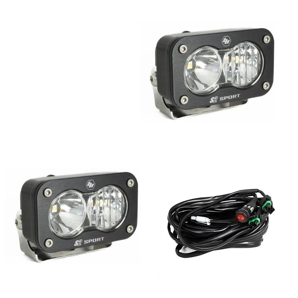 Baja 686 Industries LLC Mirror ditch light Baja Designs S2 + Baja S2 Sport for Tacoma (2024+)