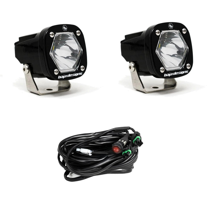 Baja 686 Industries LLC Led vent cover (ASA Matte Black) + Baja Designs S1 for Tundra (2022+)