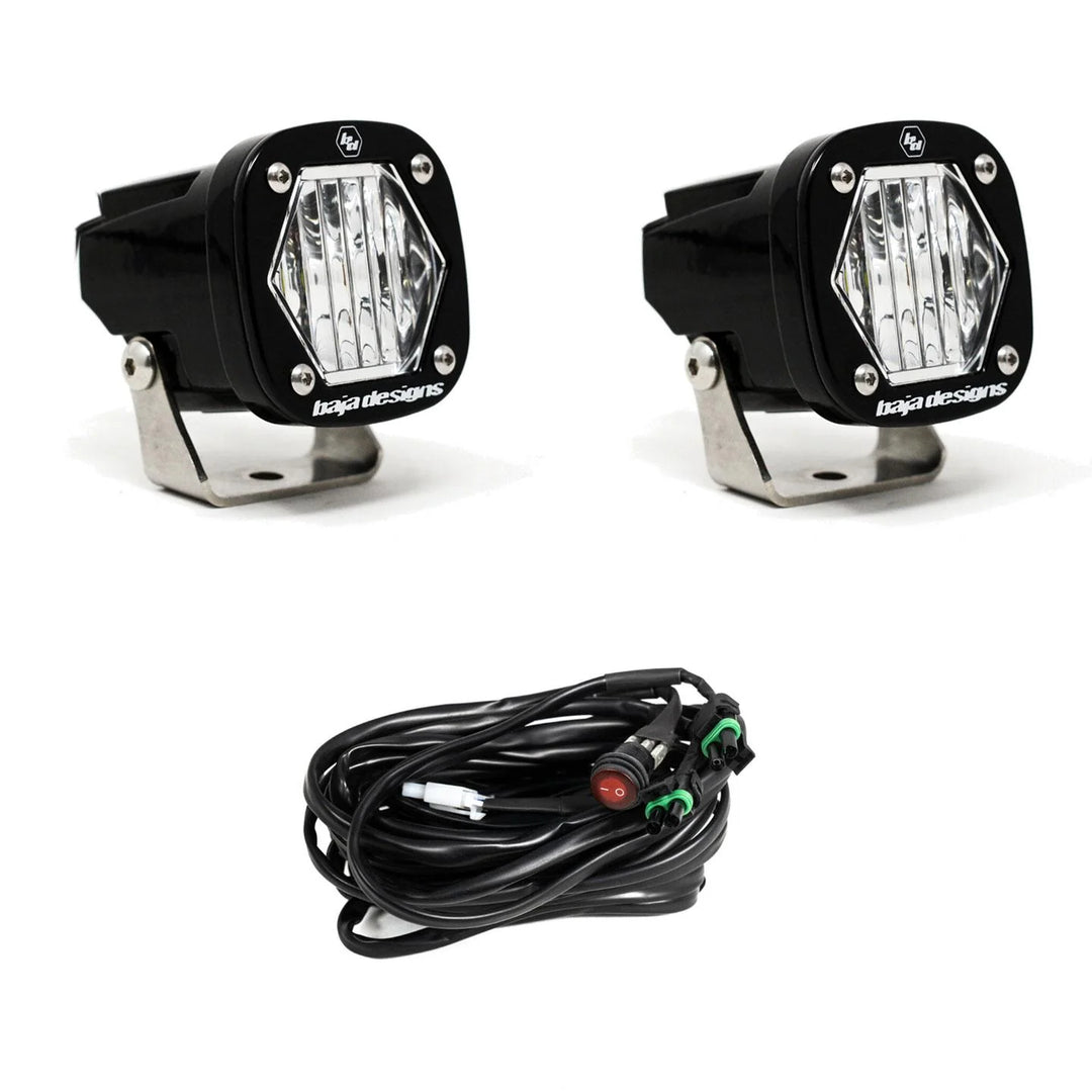 Baja 686 Industries LLC Led vent cover (ASA Matte Black) + Baja Designs S1 for Tundra (2022+)