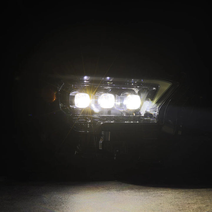 Alpharex OG-Style NOVA-Series LED Projector Headlights Alpha-Black for Tacoma (2024+) & 4Runner (2025+)