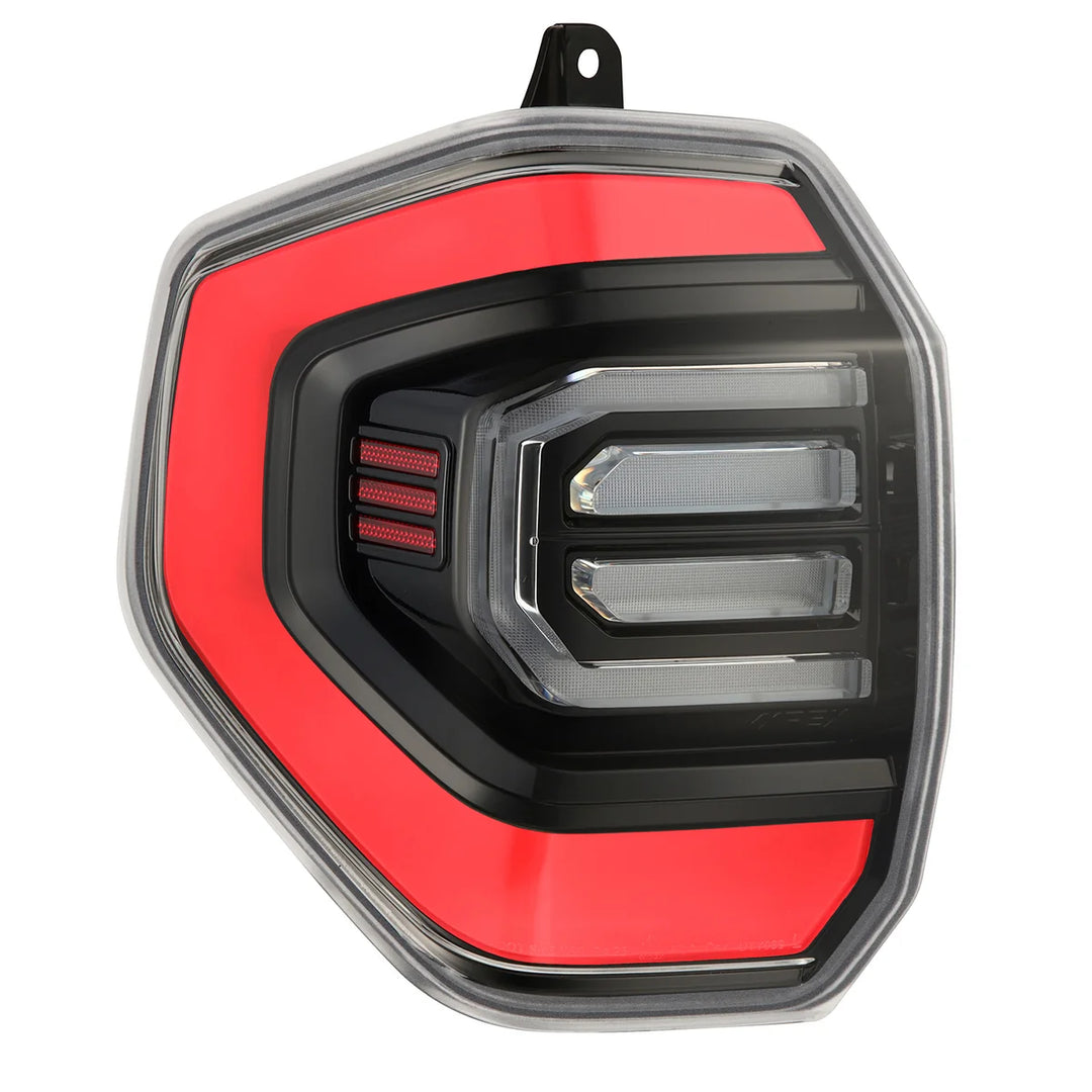 Alpharex NOVA-Series Prismatic LED Tail Lights Black Clear for 4Runner (2025+)