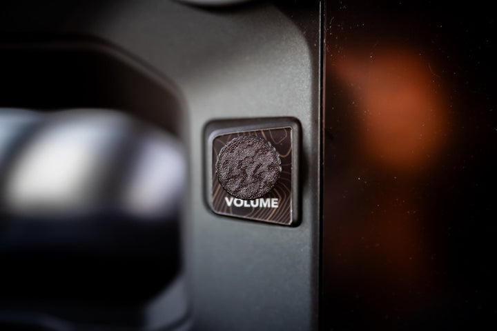 StickerFab Custom Radio Knob  for Tacoma 8"/ Land Cruiser (2024+) 4Runner 8" (2025+)