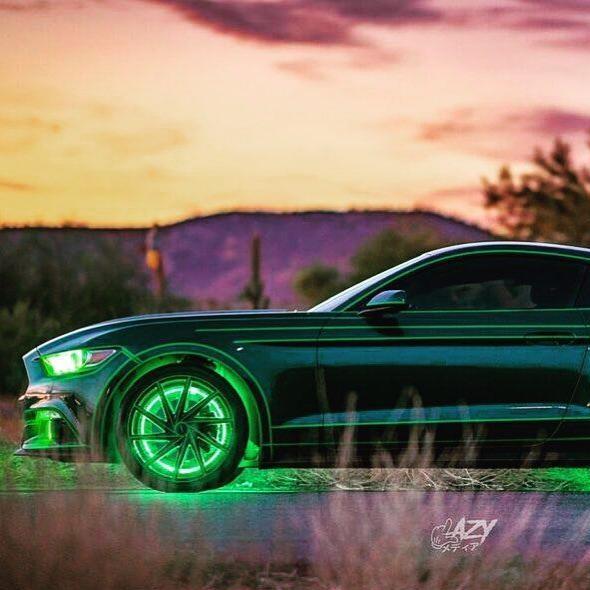 ORACLE Lighting LED Illuminated Wheel Rings - Dynamic ColorSHIFT