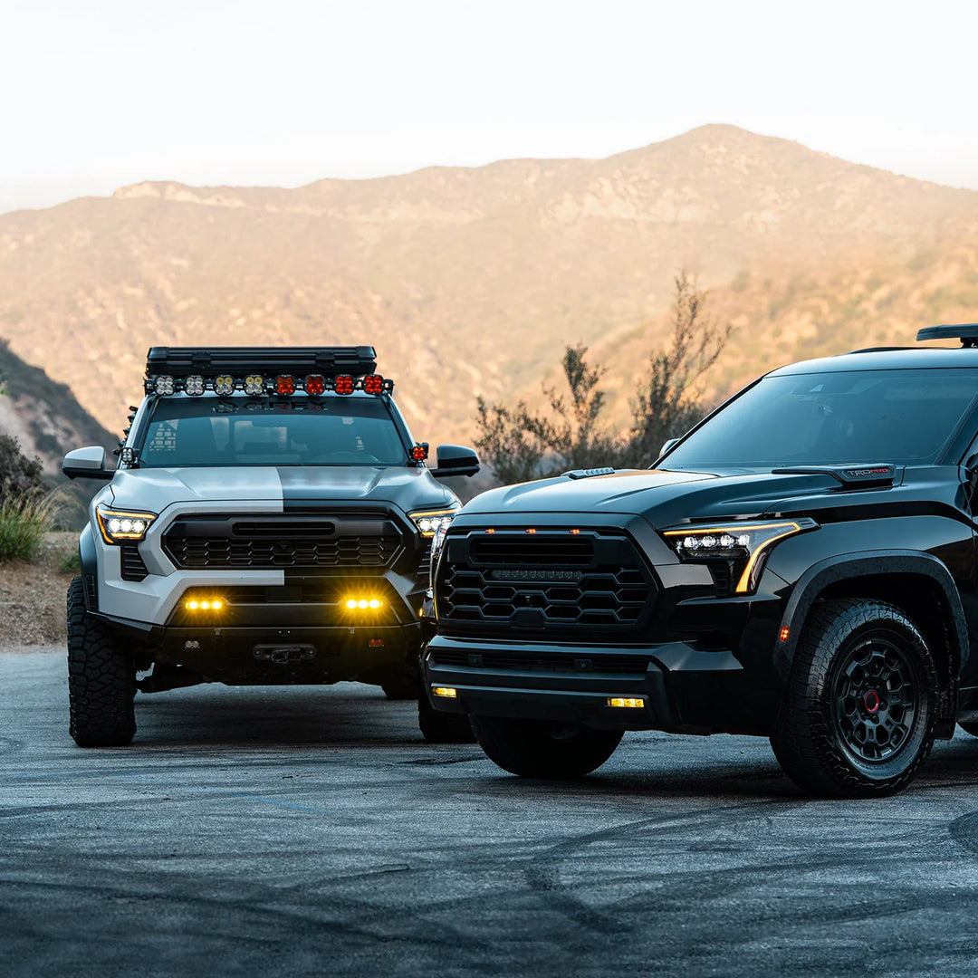 Alpharex DoubleTap Dual Color LED Projector Fog Lights for Tacoma (2024+), 4Runner (2025+), Sequoia (2022+), Tundra (2022+)