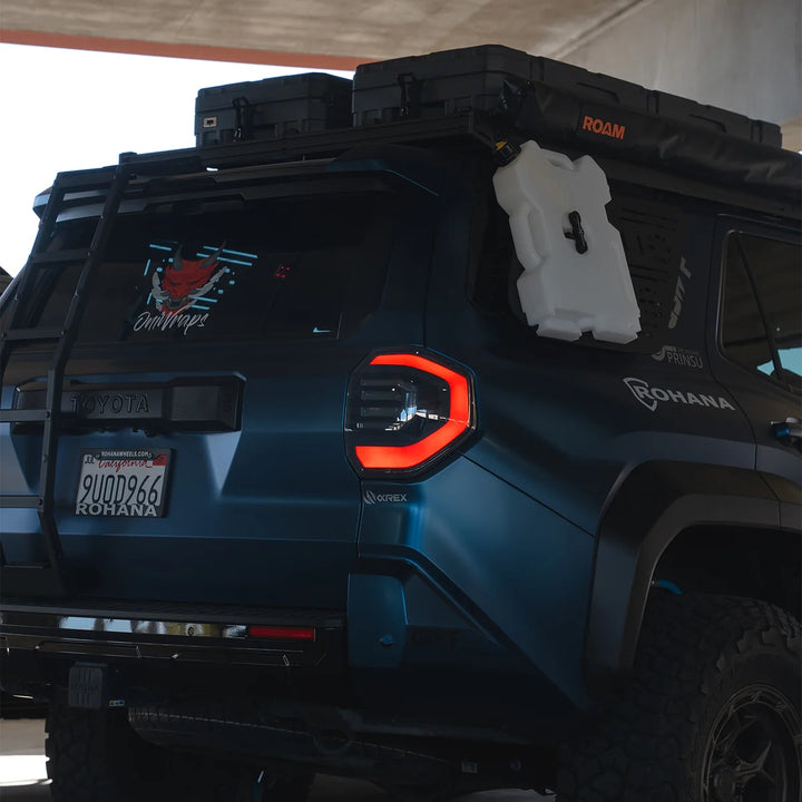 Alpharex NOVA-Series Prismatic LED Tail Lights Black Clear for 4Runner (2025+)