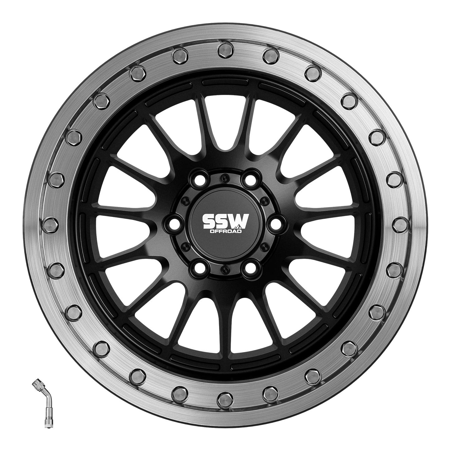 SSW Offroad® Beadlock Dakar / Matte Black / 17x9.0 -25