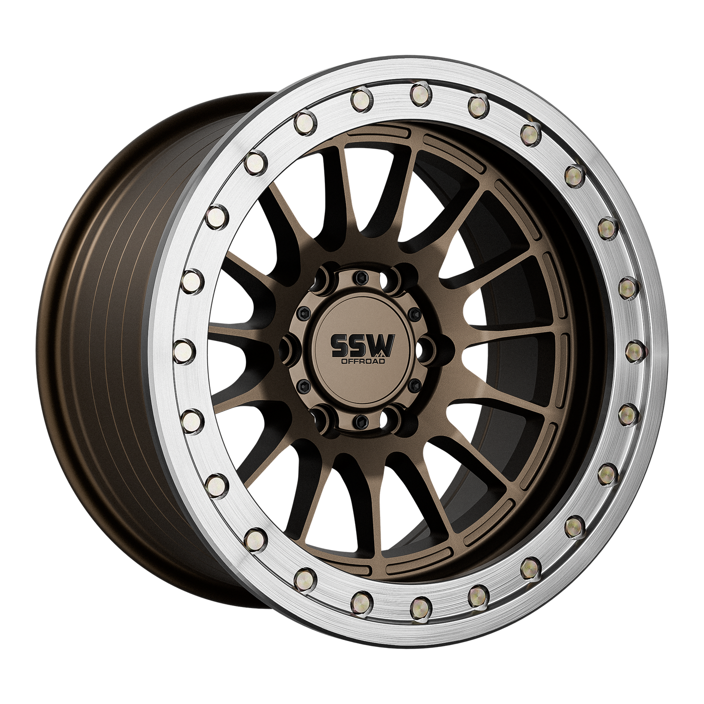 SSW Offroad® Beadlock Dakar / Matte Bronze / 17x9.0 -25