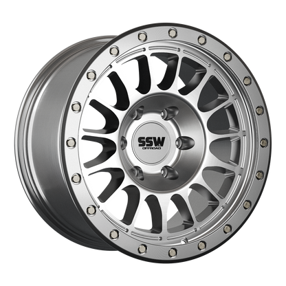 SSW Offroad® Dakar Evo / Machined Silver / 17x9.0 +0