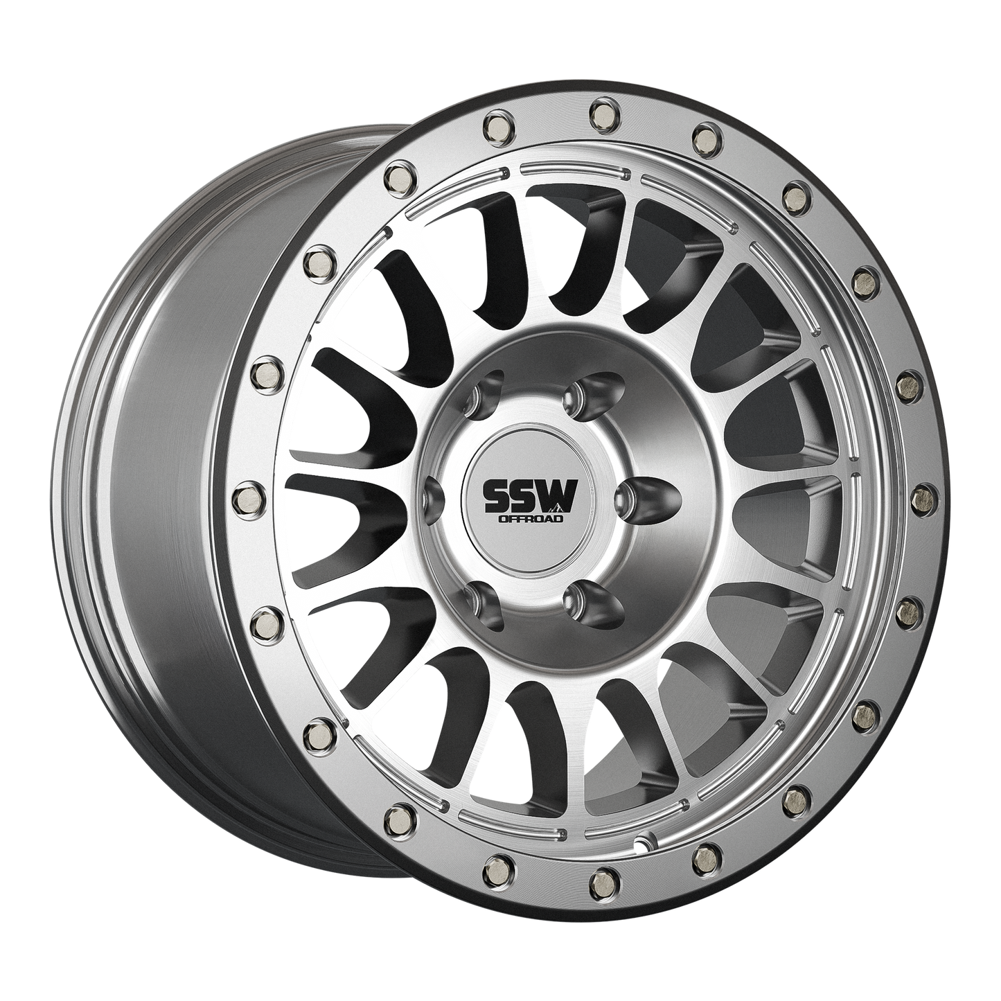 SSW Offroad® Dakar Evo / Machined Silver / 17x9.0 +25