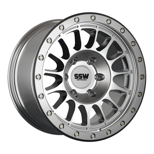 SSW Offroad® Dakar Evo / Machined Silver / 17x9.0 +25