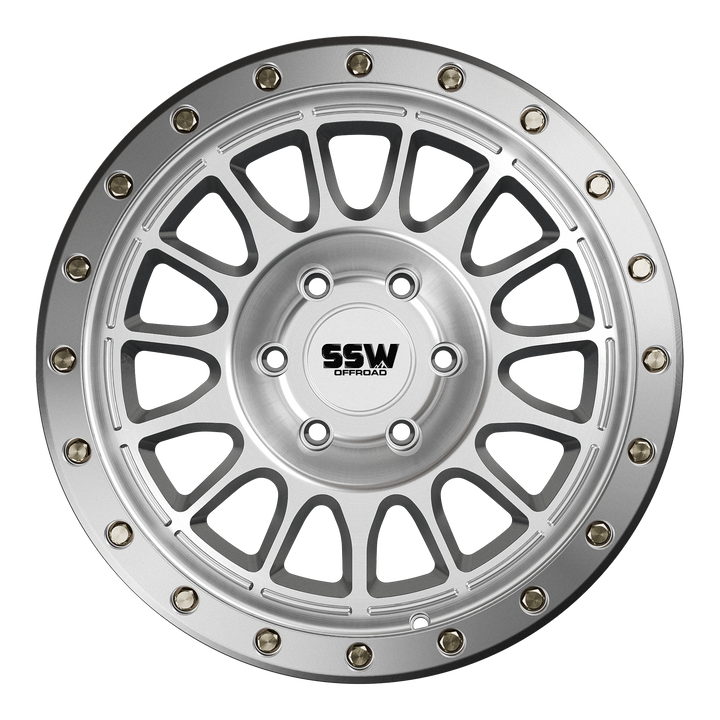 SSW Offroad® Dakar Evo / Machined Silver / 17x9.0 +25