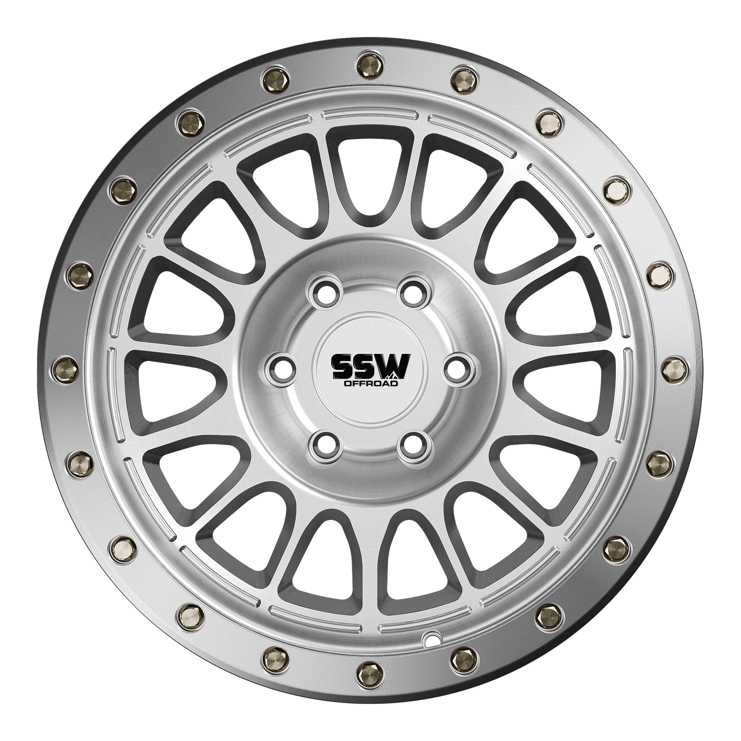 SSW Offroad® Dakar Evo / Machined Silver / 17x9.0 +0