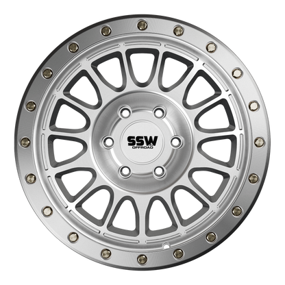 SSW Offroad® Dakar Evo / Machined Silver / 17x9.0 +0