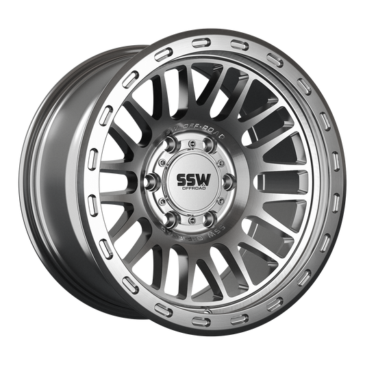 SSW Offroad® Griffon / Machined Silver / 17x9.0 -25
