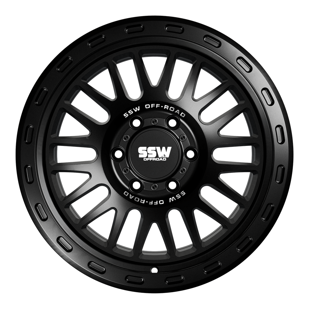 SSW Offroad® Griffon / Matte Black / 17x9.0 -25
