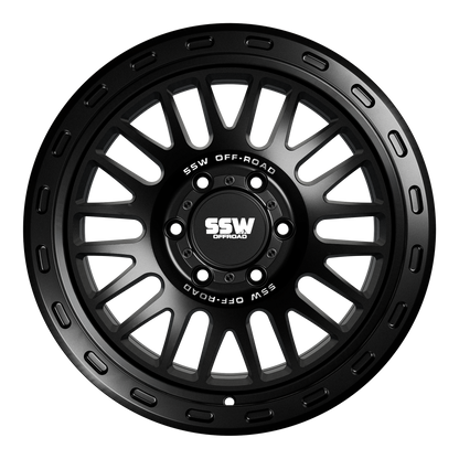 SSW Offroad® Griffon / Matte Black / 17x9.0 -25