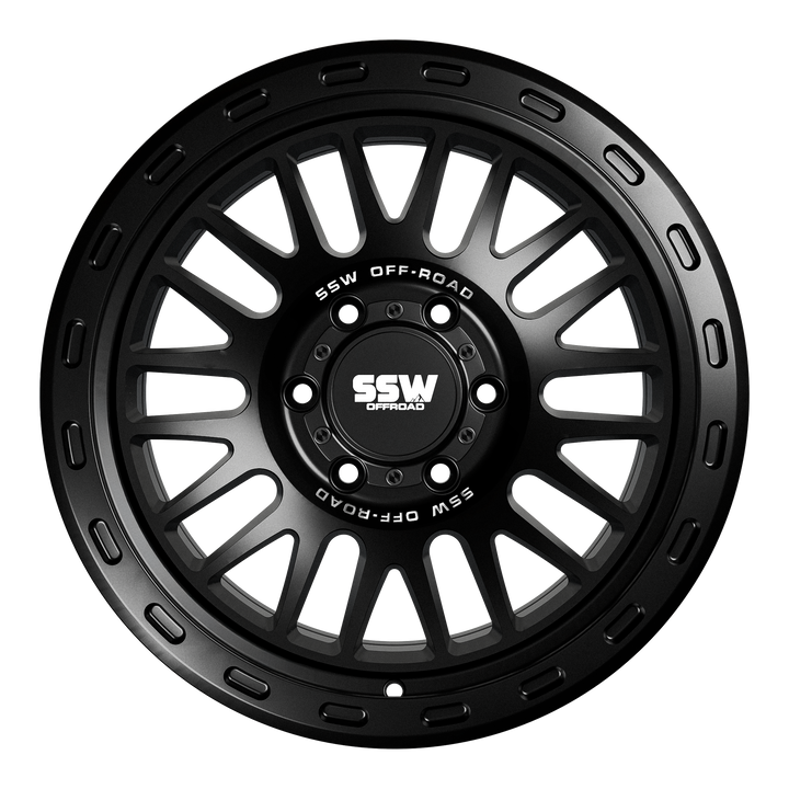 SSW Offroad® Griffon / Matte Black / 17x9.0 -25
