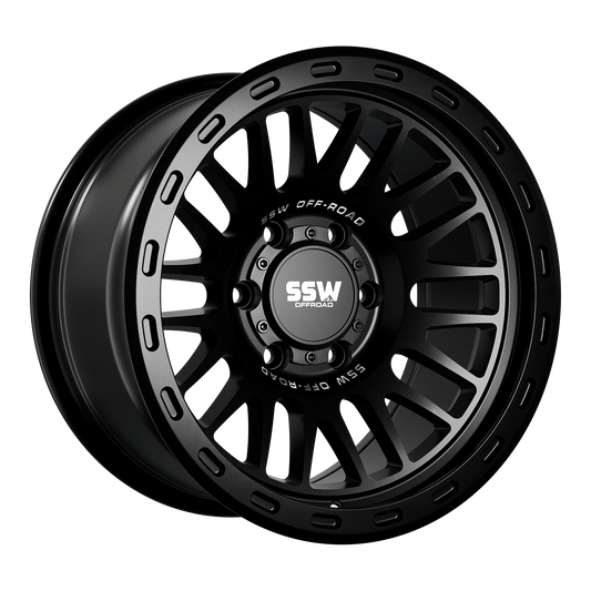 SSW Offroad® Griffon / Matte Black / 17x9.0 -25