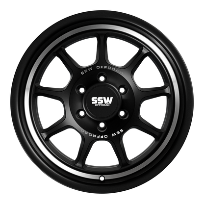 SSW Offroad® Nova / Matte Black /  17x9.0 -25