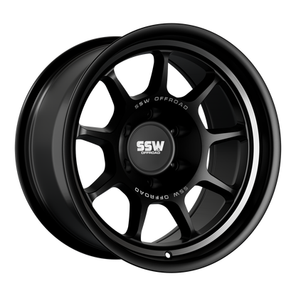 SSW Offroad® Nova / Matte Black /  17x9.0 -25