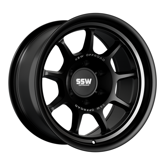 SSW Offroad® Nova / Matte Black /  17x9.0 -25
