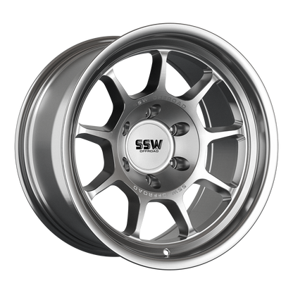 SSW Offroad® Nova/ Machined Silver / 17x9.0 -25