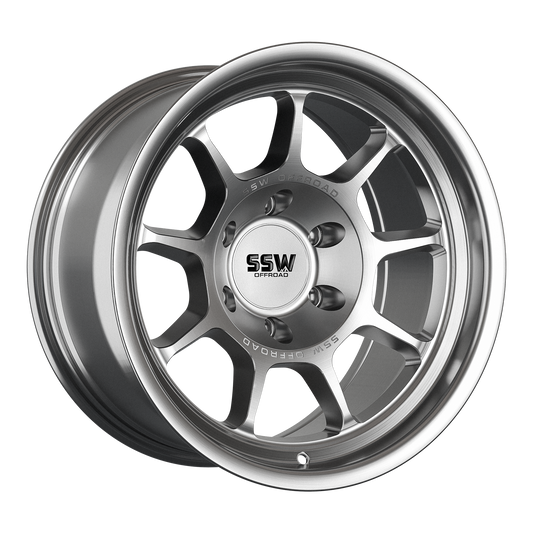 SSW Offroad® Nova/ Machined Silver / 17x9.0 -25