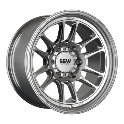 SSW Offroad® Raptor / Machined Silver / 17X9.0 -12