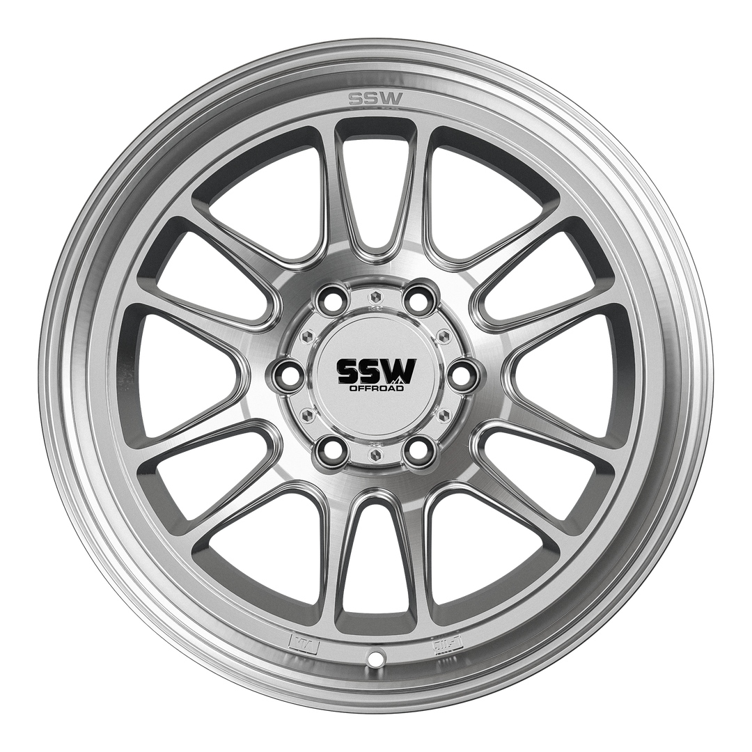 SSW Offroad® Raptor / Machined Silver / 17X9.0 -12