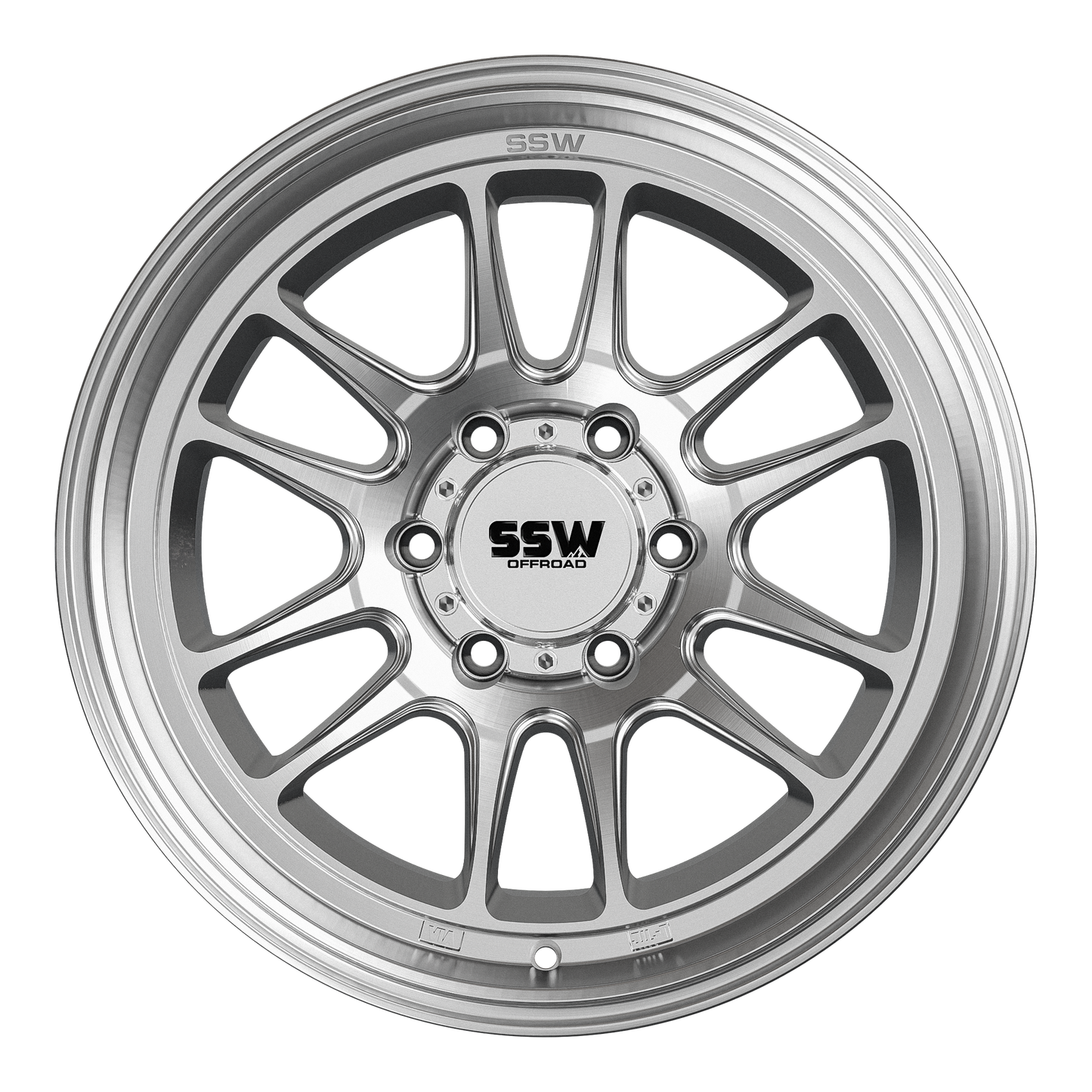 SSW Offroad® Raptor / Machined Silver / 17X9.0 -12