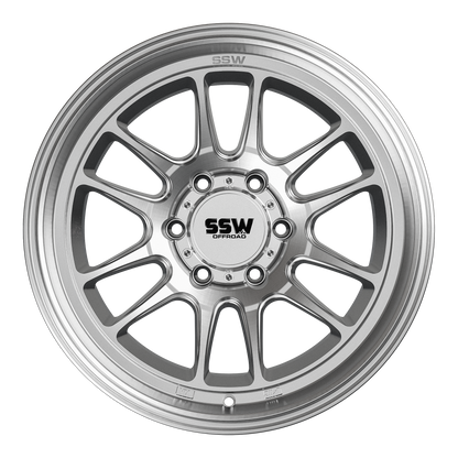 SSW Offroad® Raptor / Machined Silver / 17X9.0 -12