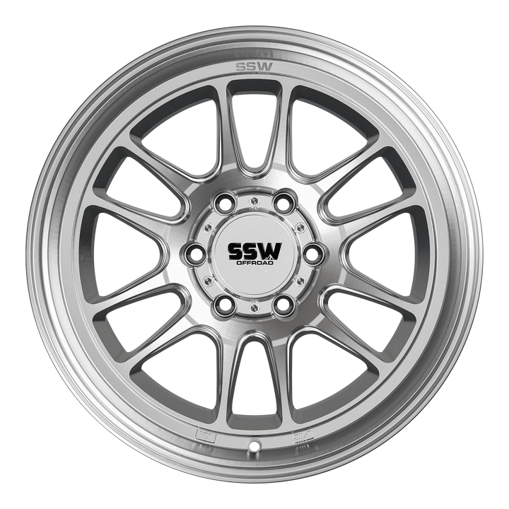 SSW Offroad® Raptor / Machined Silver / 17X9.0 -12