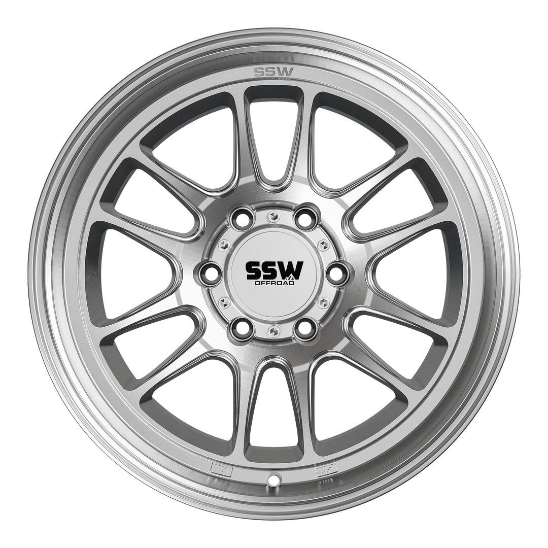 Raptor / Machined Silver / 17X9.0 -12