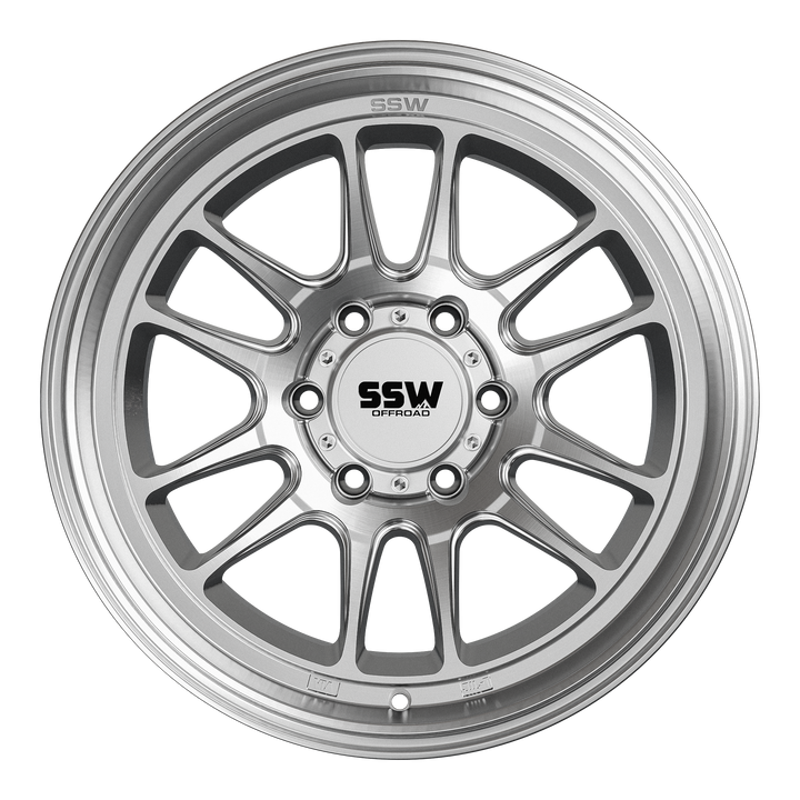 Raptor / Machined Silver / 17X9.0 -12