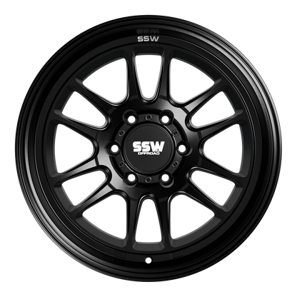 SSW Offroad® Raptor / Matte Black / 17X9.0 -12