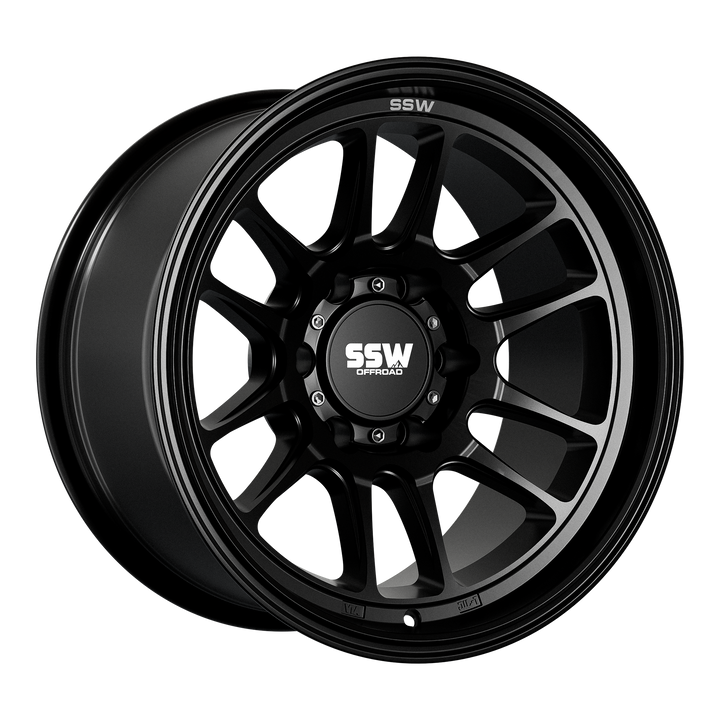 Raptor / Matte Black / 17X9.0 -12