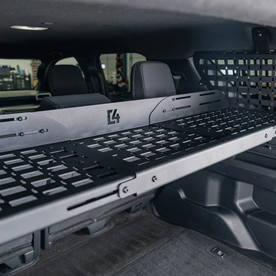 C4 Fabrication Add-On Shelf for Rear Window Molle Panels for 4Runner (2025+)