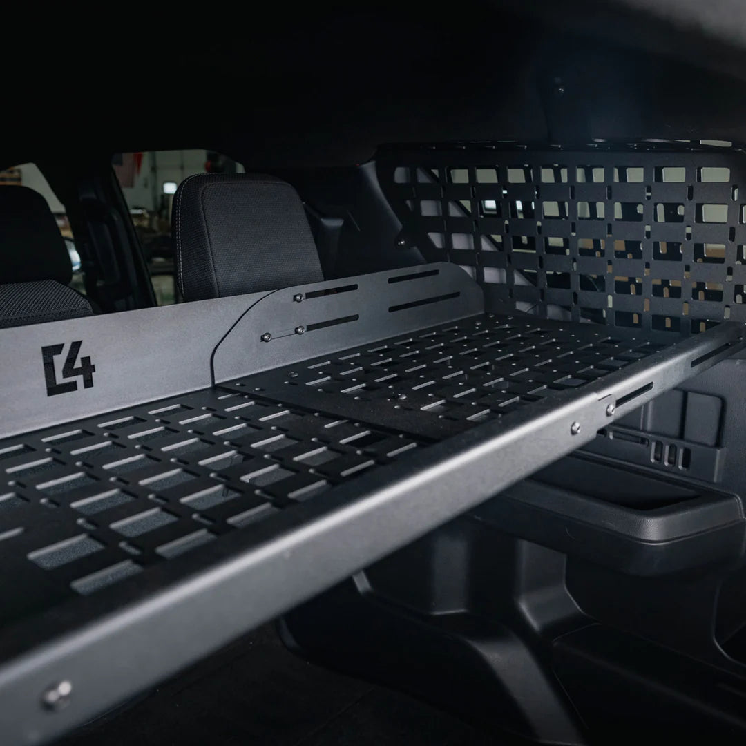 C4 Fabrication Add-On Shelf for Rear Window Molle Panels for 4Runner (2025+)