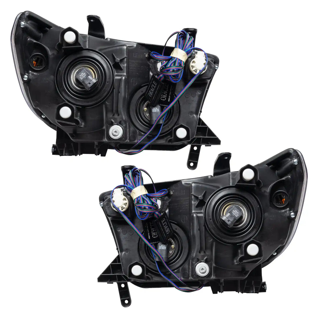 ORACLE Lighting 2007-2013 Toyota Tundra Pre-Assembled Halo Headlights - Chrome Housing