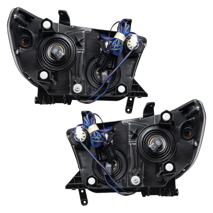 ORACLE Lighting 2007-2013 Toyota Tundra Pre-Assembled Halo Headlights - Chrome Housing