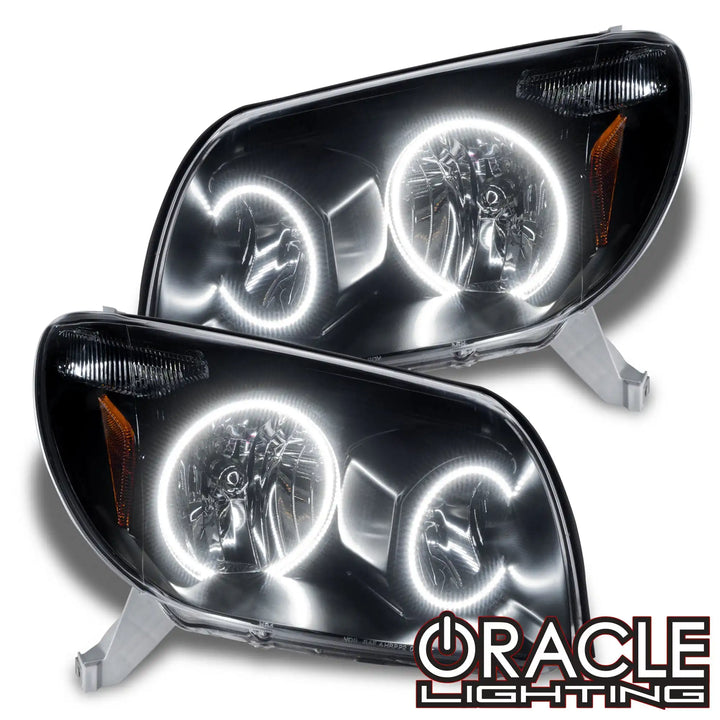 ORACLE Lighting 2003-2005 Toyota 4-Runner Pre-Assembled Halo Headlights - Black Housing - Non HID