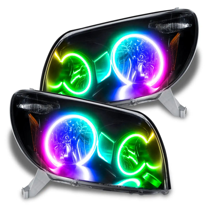 ORACLE Lighting 2003-2005 Toyota 4-Runner Pre-Assembled Halo Headlights - Black Housing - Non HID