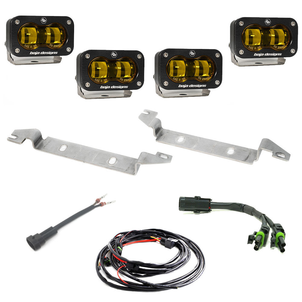 Baja Designs S2 SAE OEM Fog Light Replacement Kit for Sequoia (2023+)