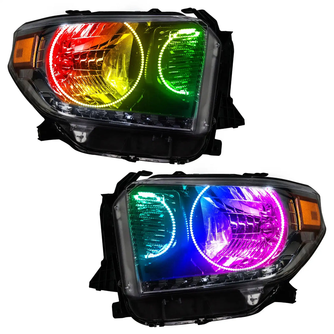ORACLE Lighting 2014-2017 Toyota Tundra Pre-Assembled Halo Headlights - Dual Halo