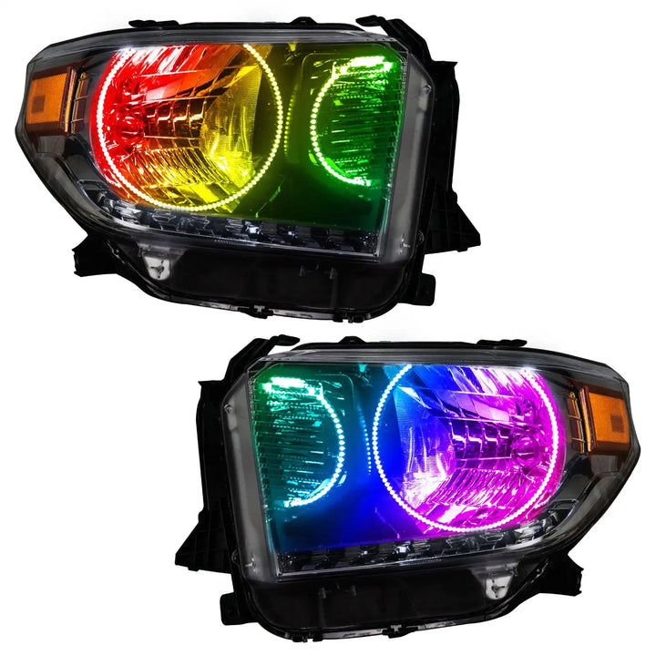 ORACLE Lighting 2014-2017 Toyota Tundra Pre-Assembled Halo Headlights - Dual Halo